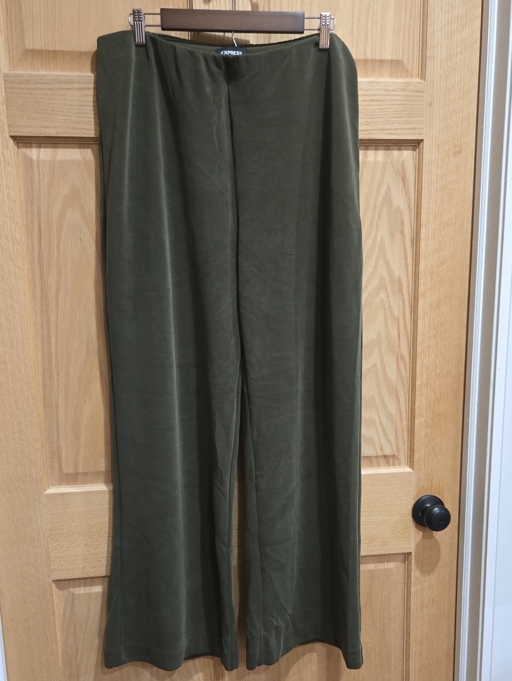 Express Olive Green Wide Leg Pants XL